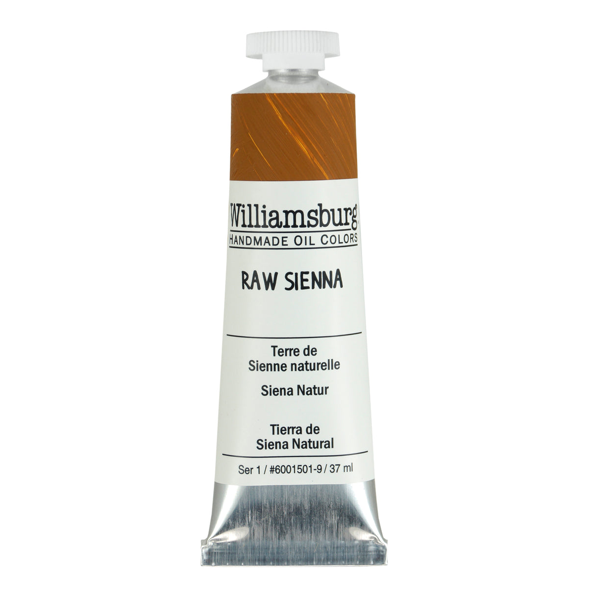 Williamsburg Artist Oil Color, 37ml Tube, Raw Sienna