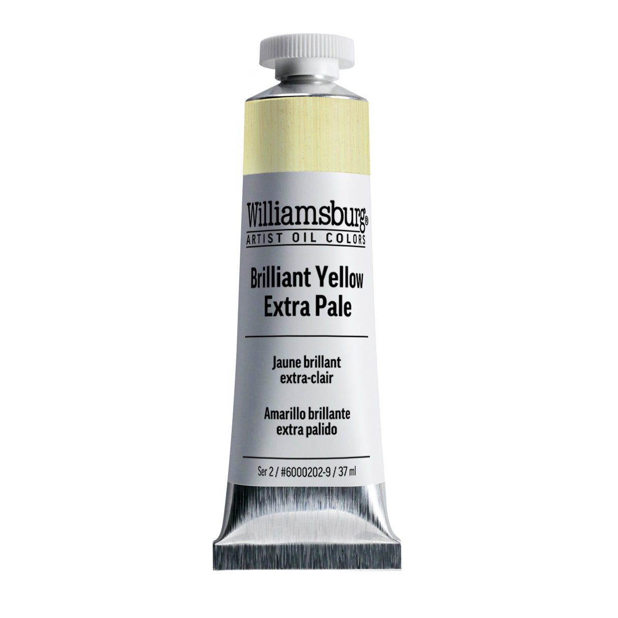 Williamsburg Artist Oil Color, 37ml Tube, Brilliant Yellow Extra Pale