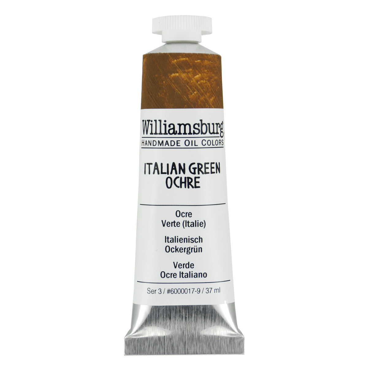 Williamsburg Artist Oil Color, 37ml Tube, Italian Green Ochre