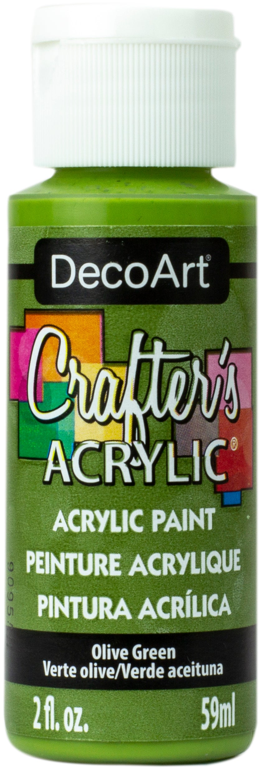 DecoArt Crafter's Acrylic Paint, 2 oz., Olive Green