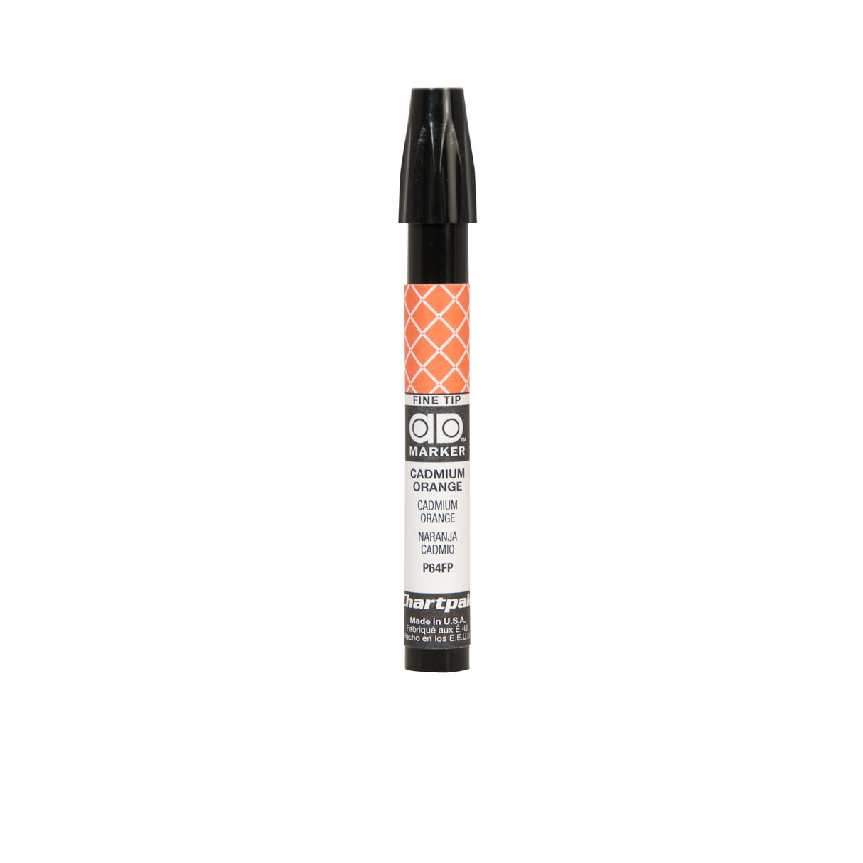 Chartpak Fine-Tip Ad Marker, Cadmium Orange