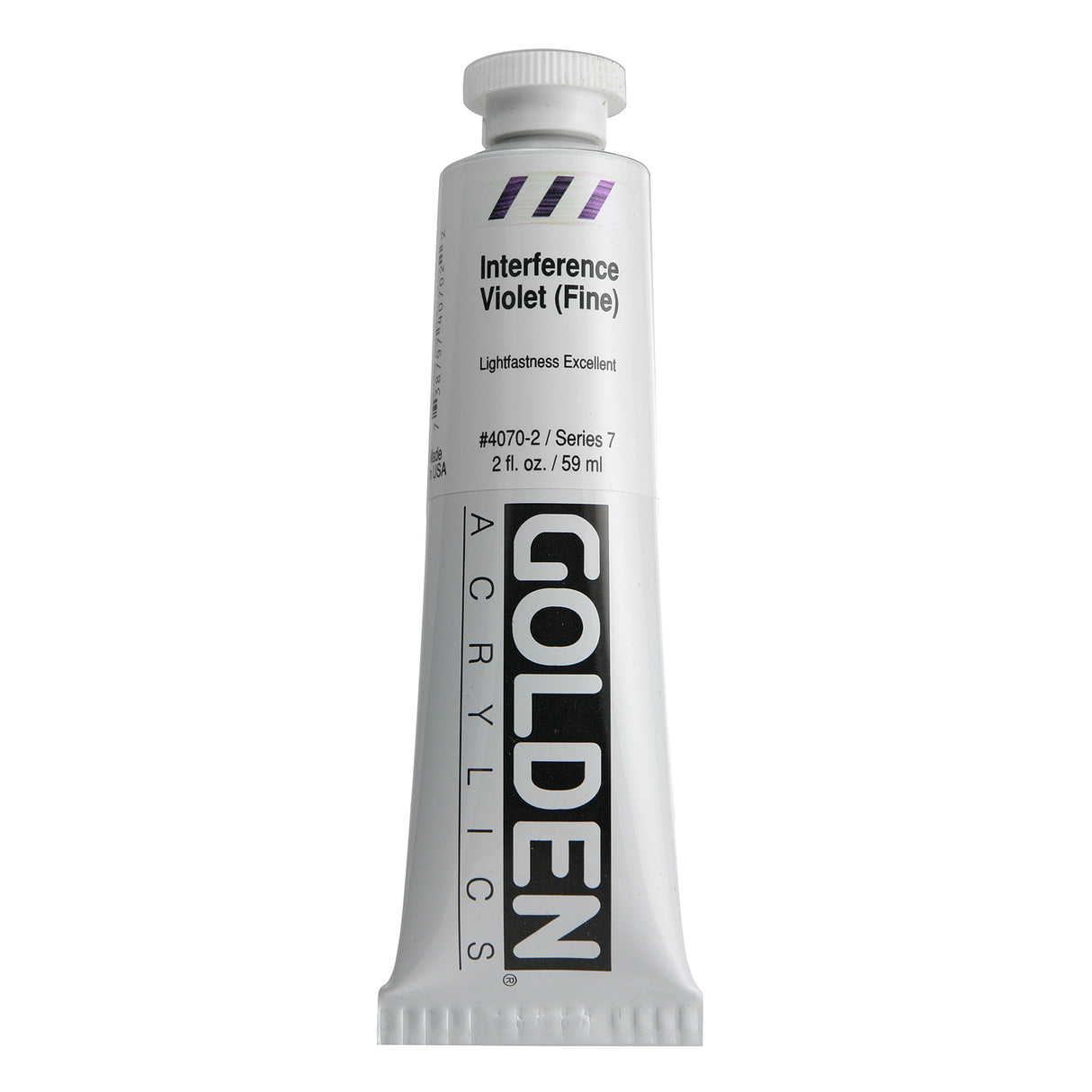 Golden Interference Acrylic, 2 oz., Interference Violet