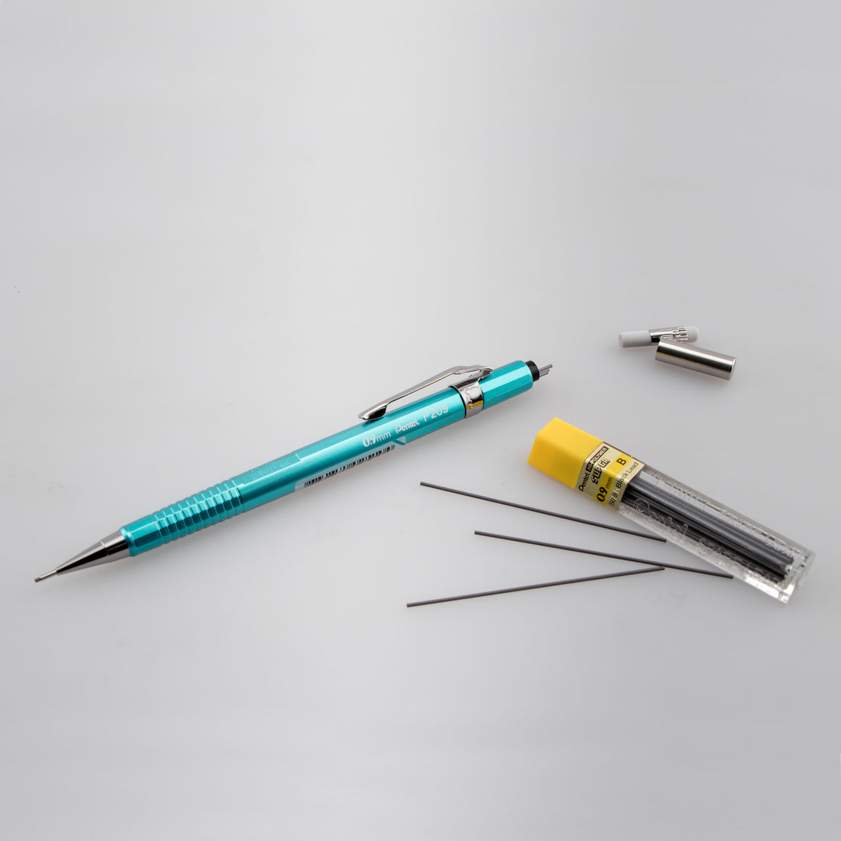 Pentel Sharp Mechanical Pencil, .9mm, Metallic Blue Green