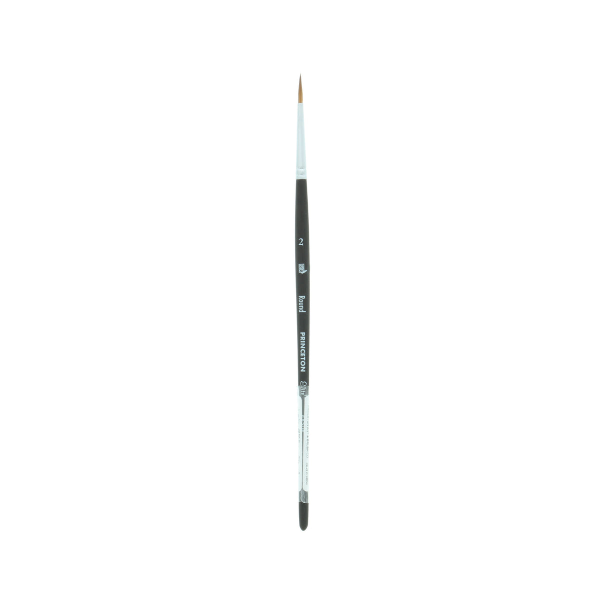 Princeton Brush Aqua Elite Synthetic Kolinsky Sable Watercolor Brushes, Round, 2