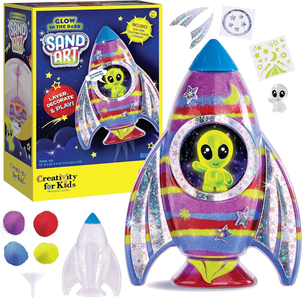 Creativity for Kids Sand Art Kit: Rocket Ship