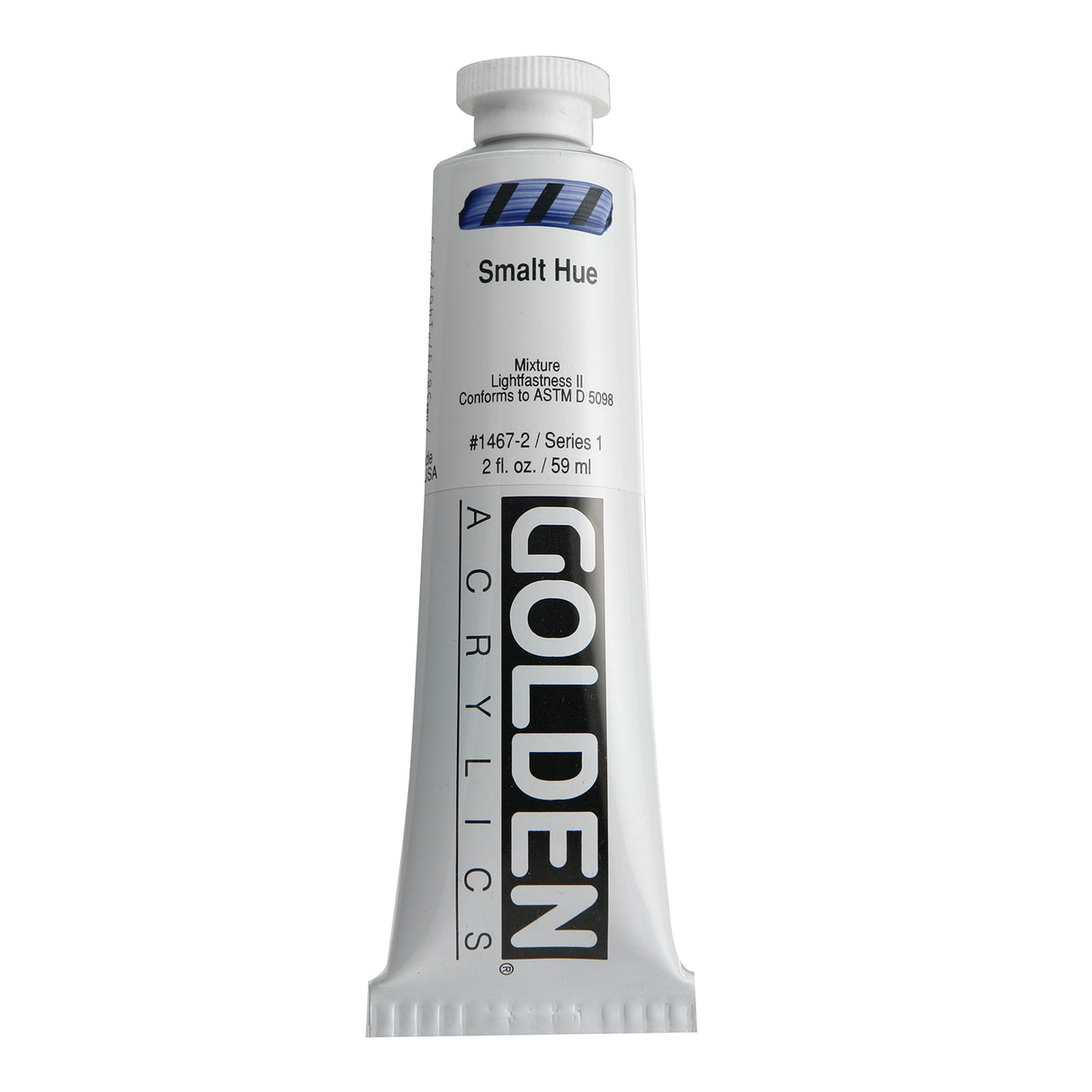 Golden Heavy Body Acrylic, 2 oz., Smalt Blue Hue