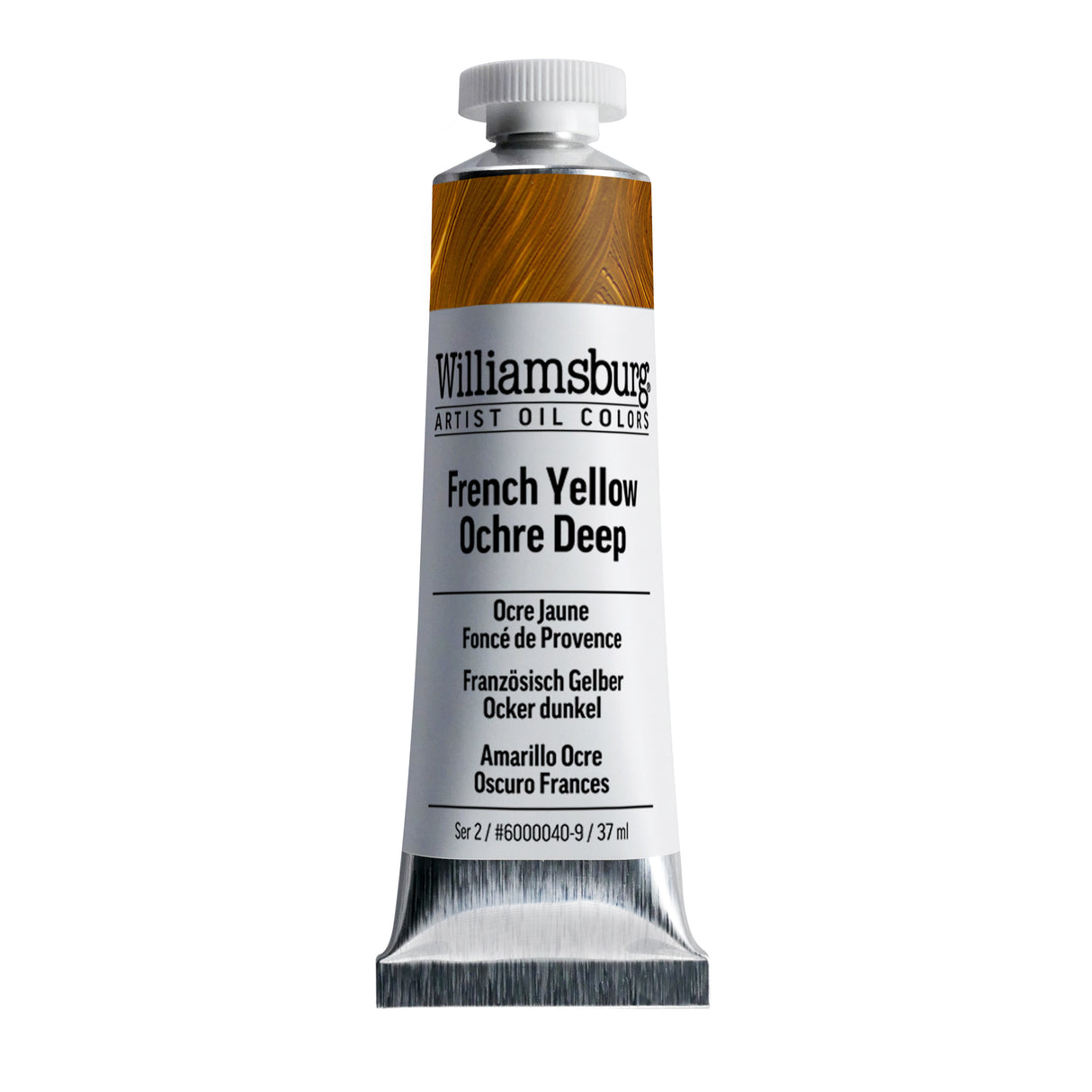 Williamsburg ARTIST Oil Colors, 37ml Tube, French Yellow Ochre Deep