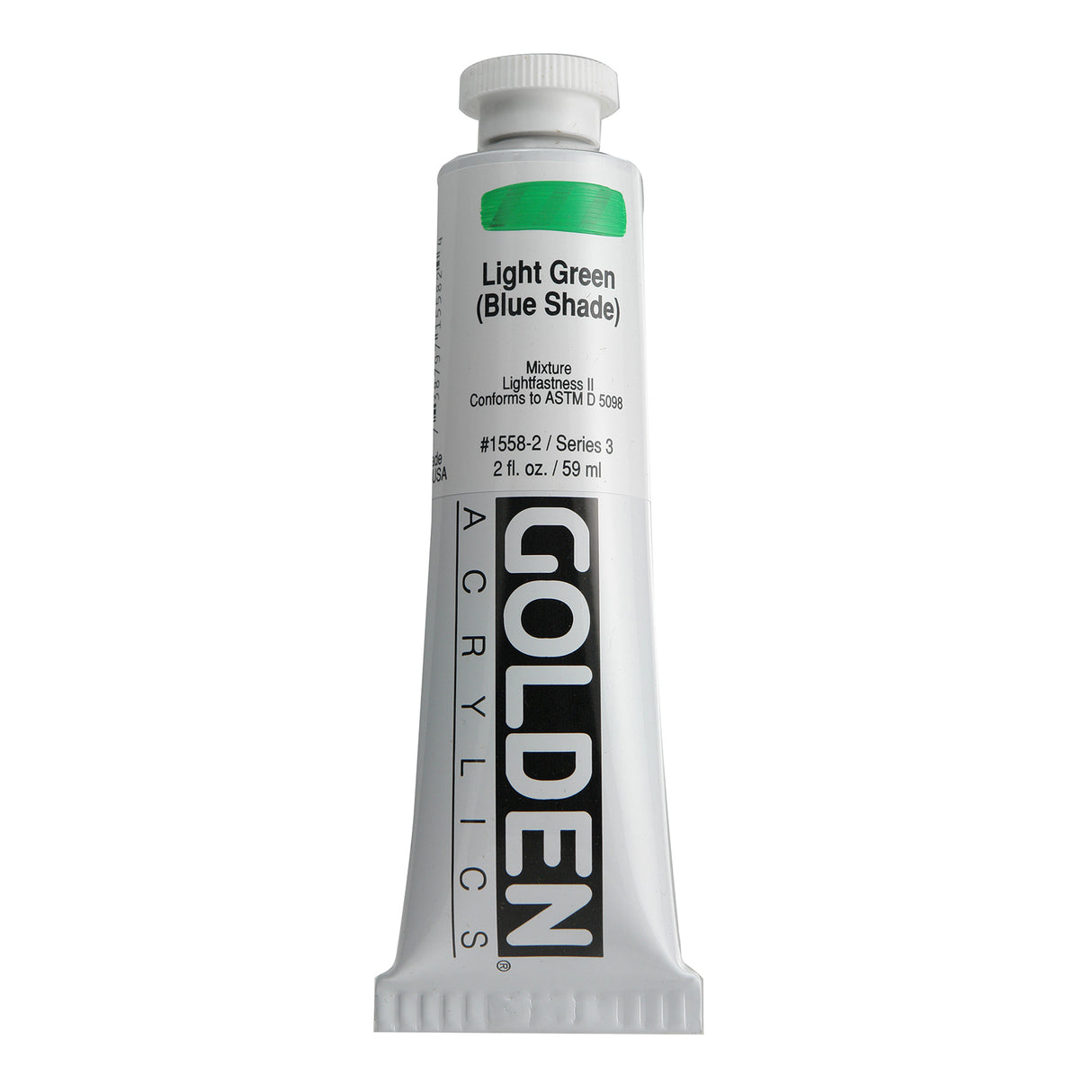 Golden Heavy Body Acrylic, 2 oz., Light Green/Blue Shade