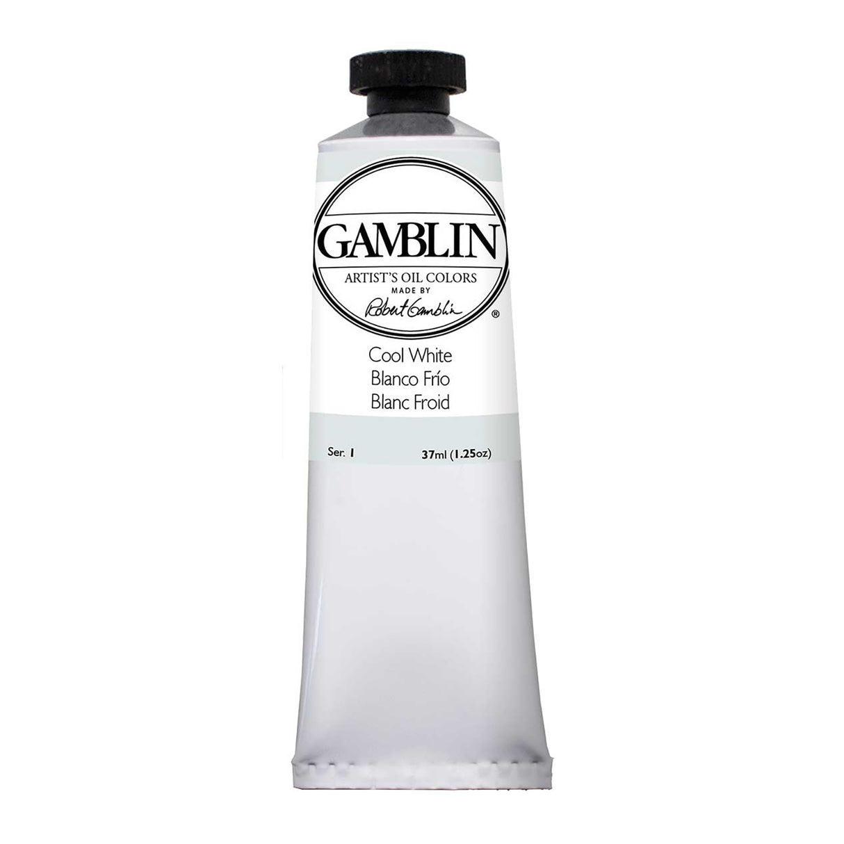 Gamblin Artist Grade Oil Color, 37ml, Cool White