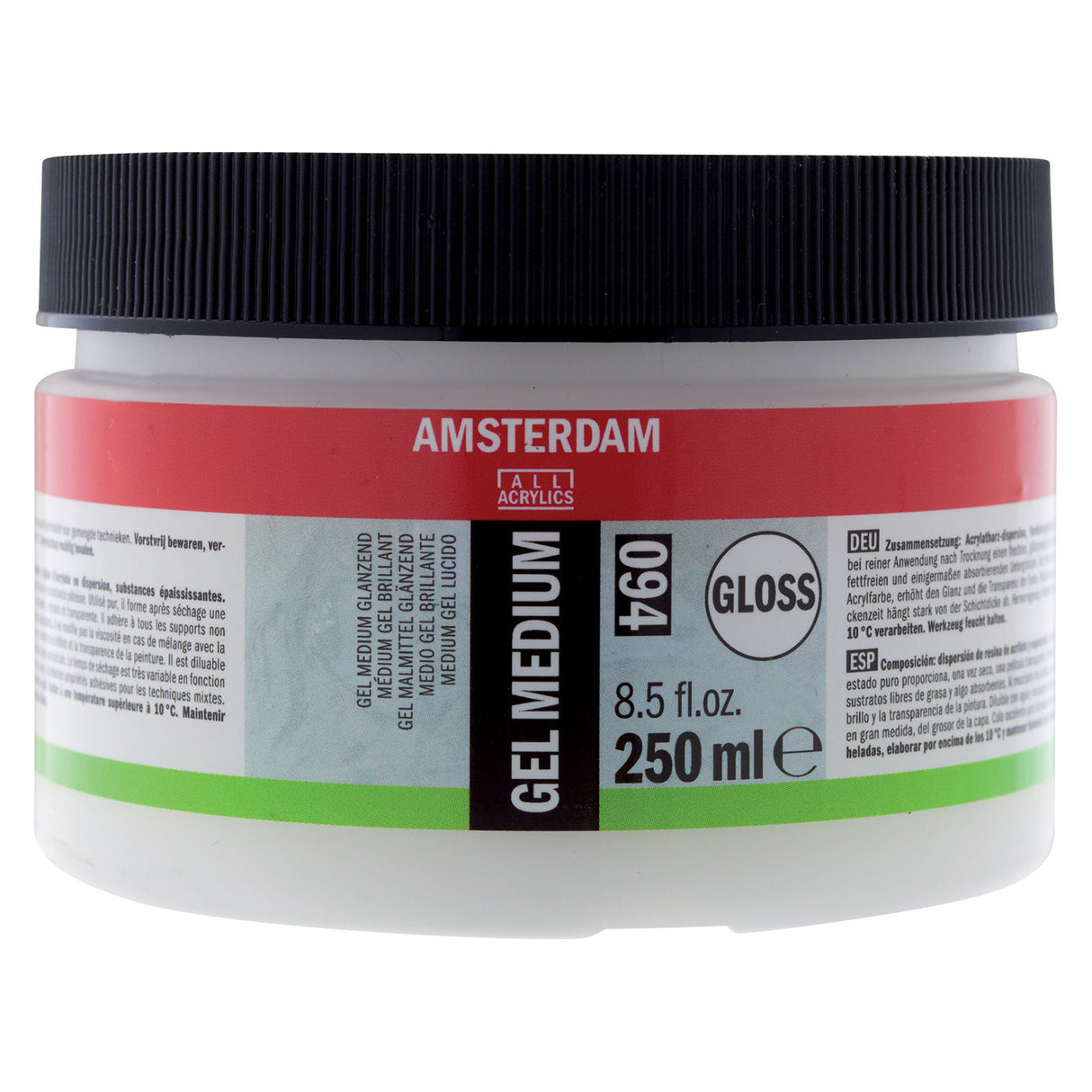 Amsterdam Acrylic Gel Medium, 250ml, Gloss