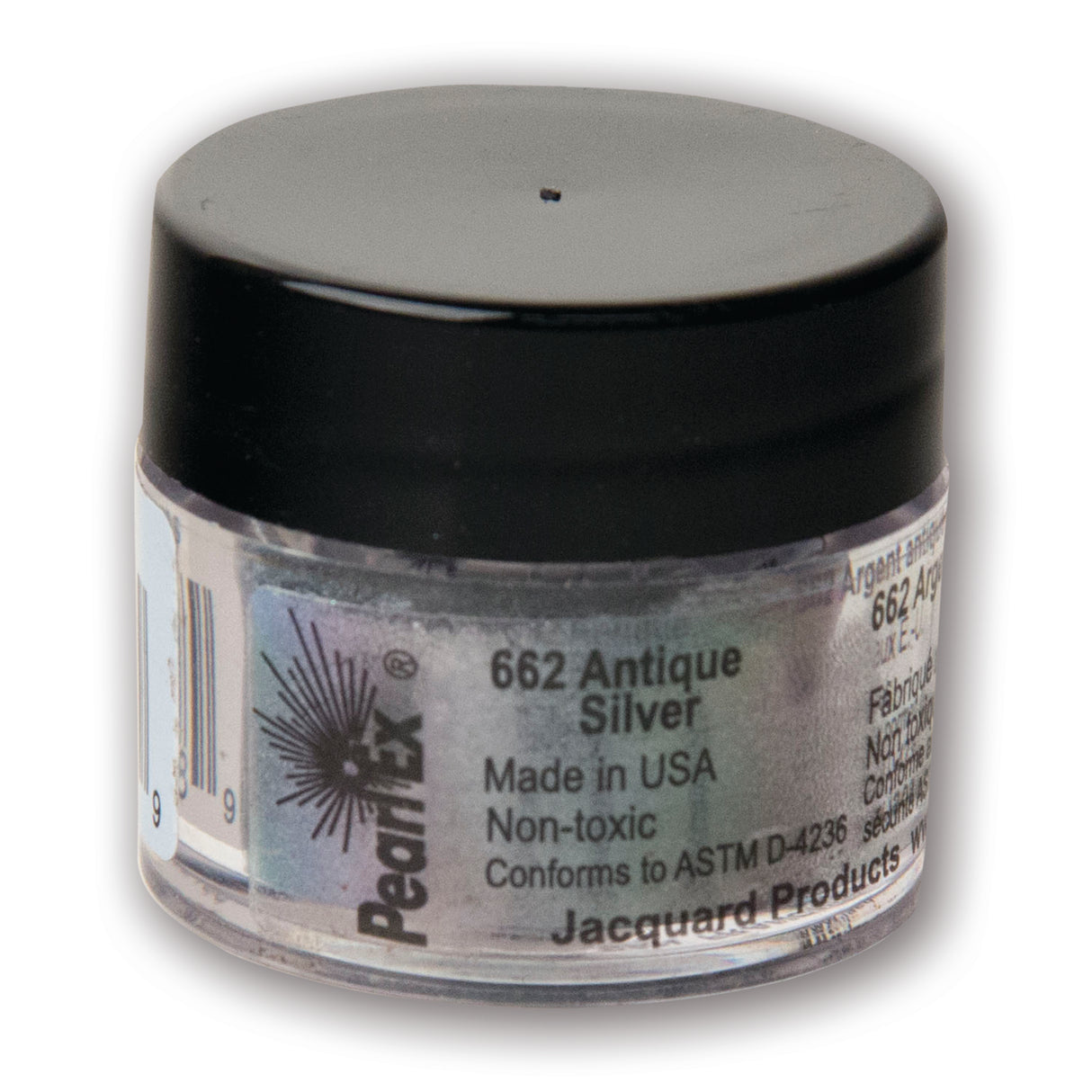 Jacquard Pearl Ex Pigment, 3g, Antique Silver