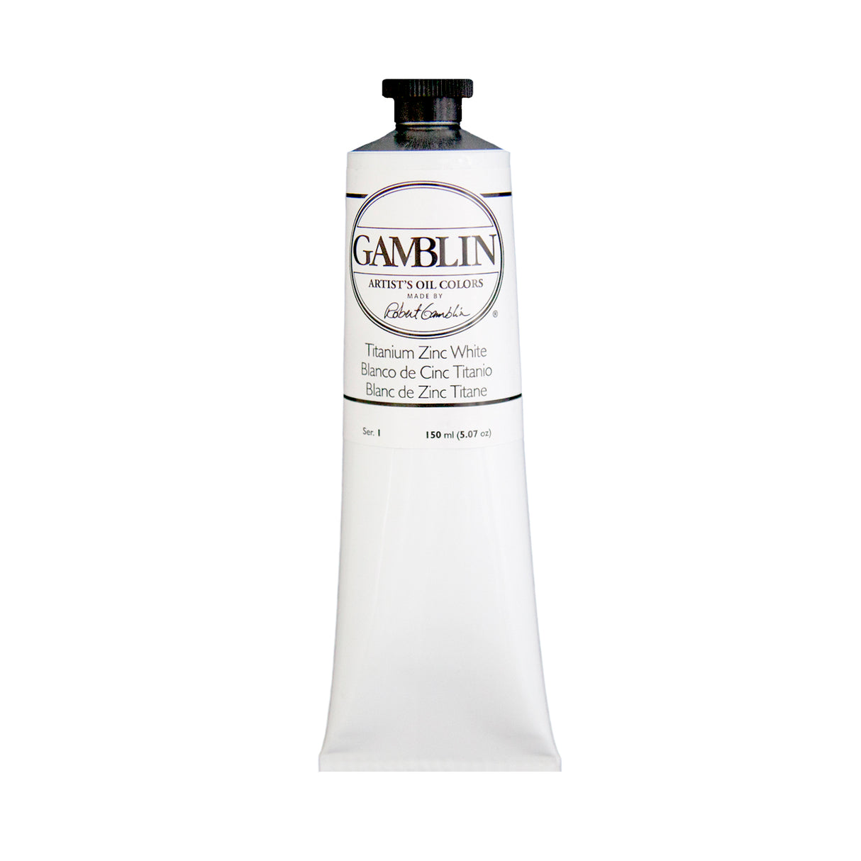 Gamblin Artist Grade Oil Color, 150ml, Titanium-Zinc White