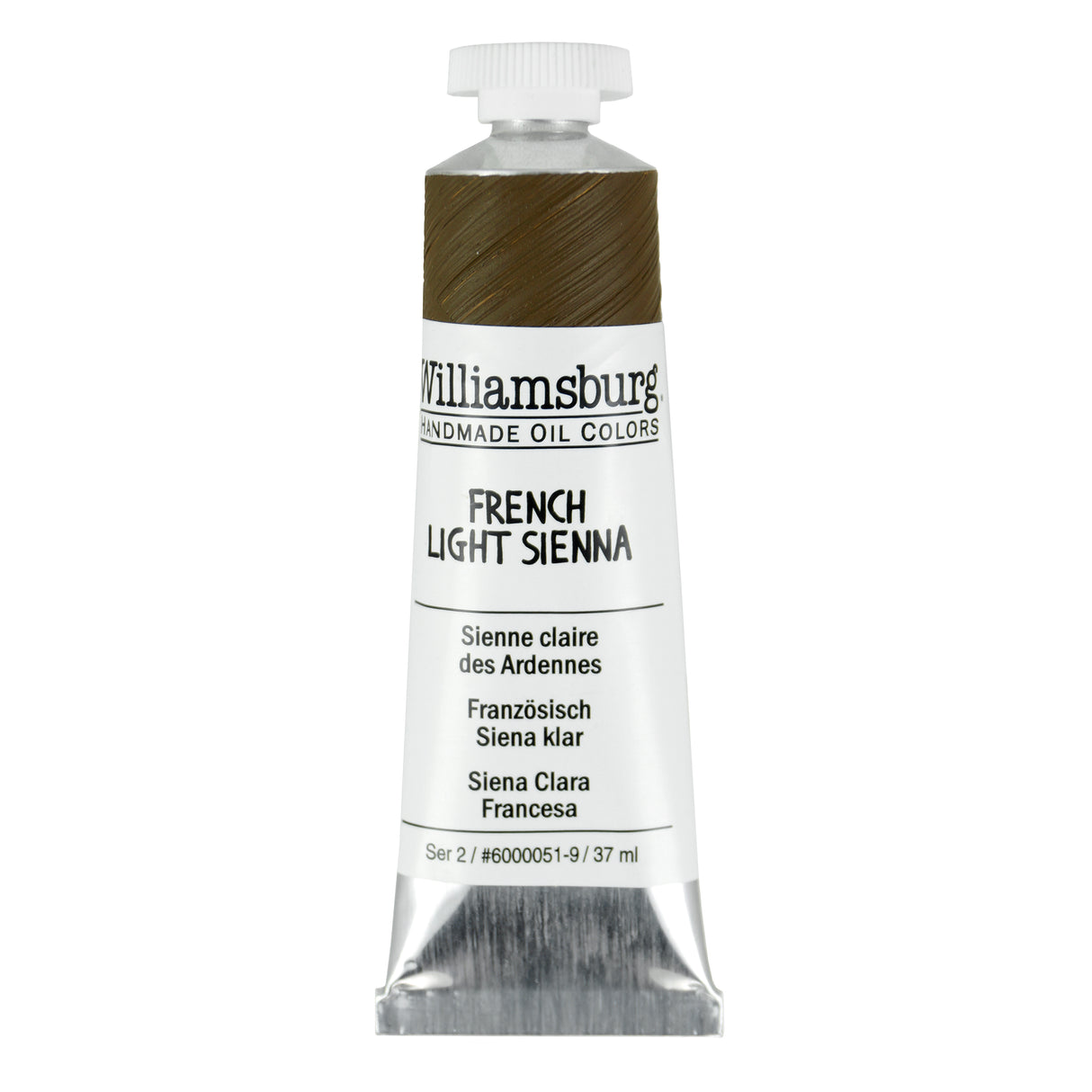 Williamsburg Artist Oil Color, 37ml Tube, French Light Sienna
