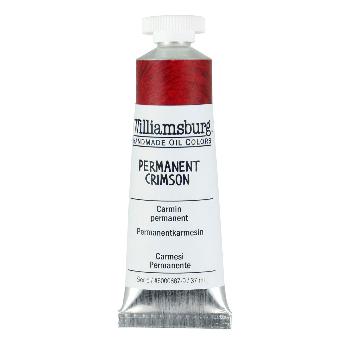 Williamsburg Artist Oil Color, 37ml Tube, Permanent Crimson