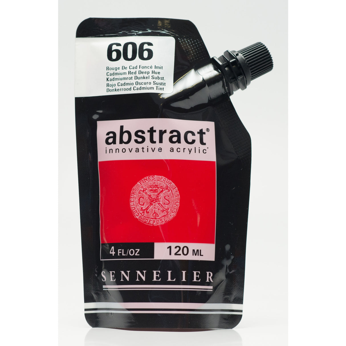 Sennelier Abstract Acrylic, 120ml, Satin, Cadmium Red Deep Hue