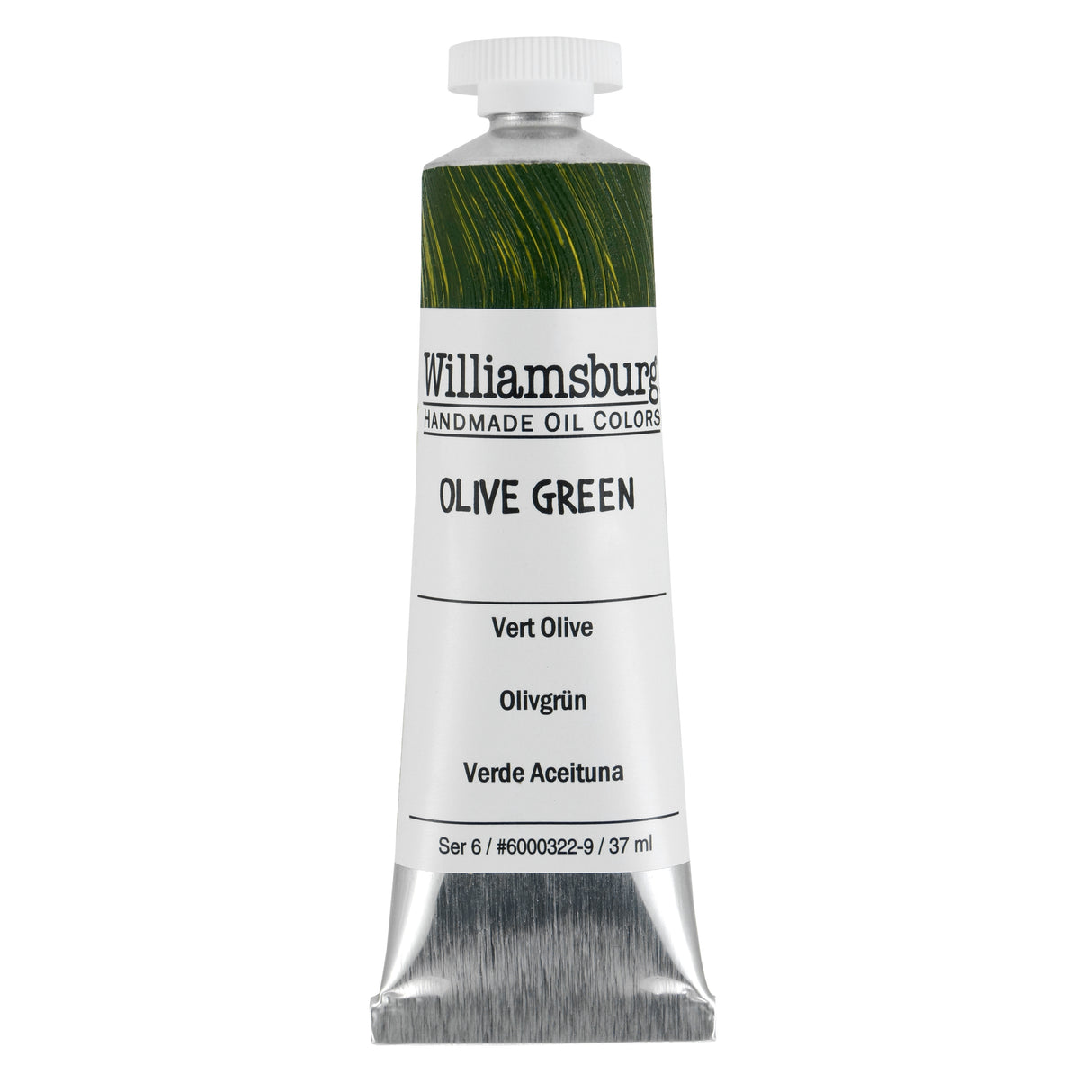 Williamsburg Artist Oil Color, 37ml Tube, Olive Green