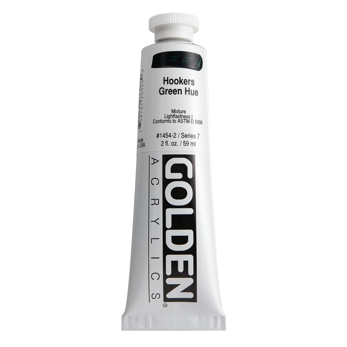 Golden Heavy Body Acrylic, 2 oz., Hookers Green Hue