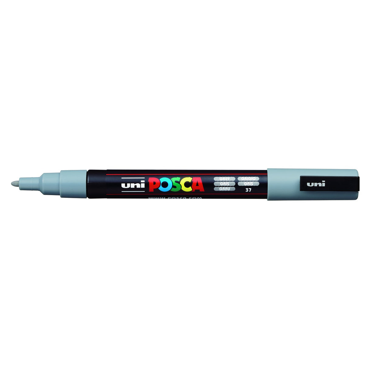 POSCA Paint Marker, PC-3M Fine Bullet, Grey
