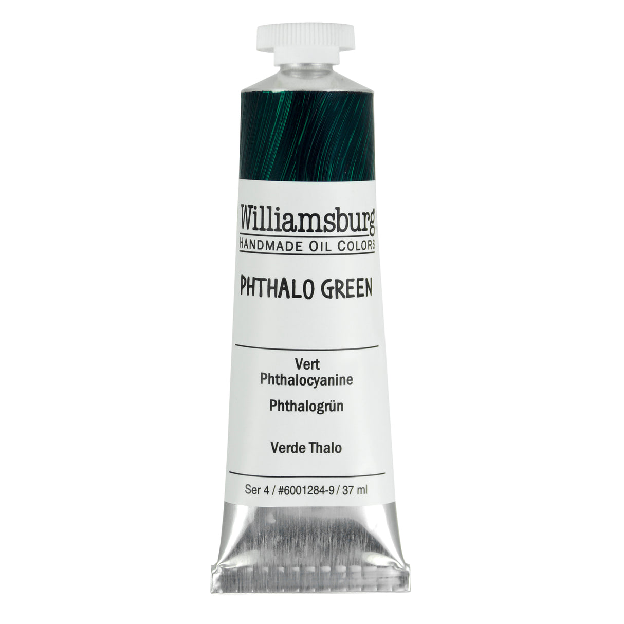 Williamsburg Artist Oil Color, 37ml Tube, Phthalo Green