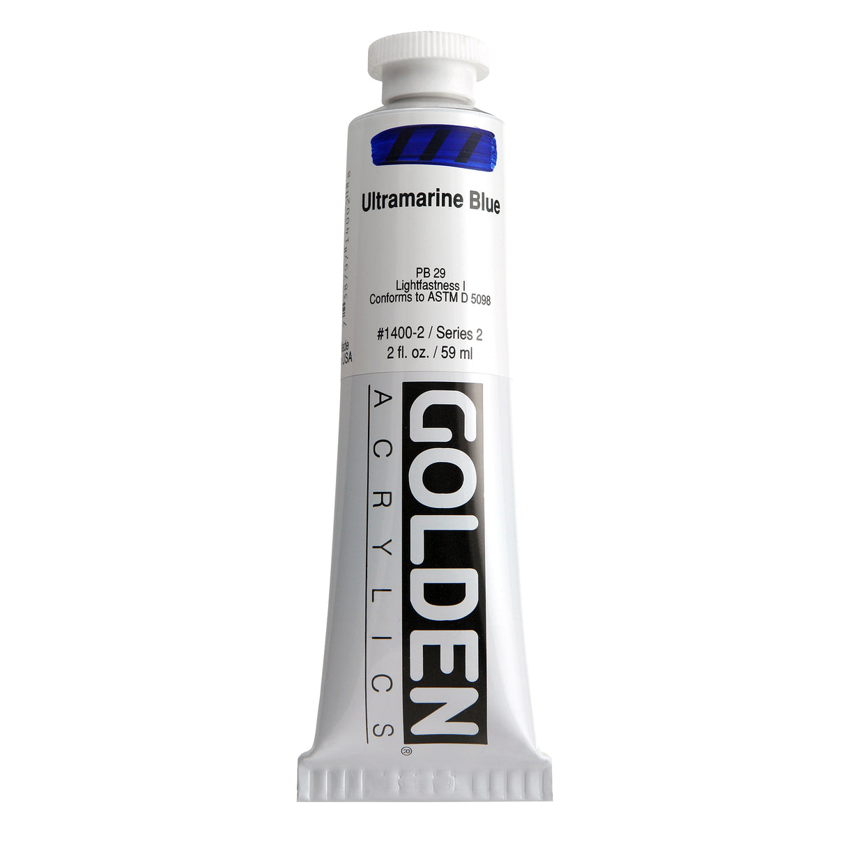 Golden Heavy Body Acrylic, 2 oz., Ultramarine Blue