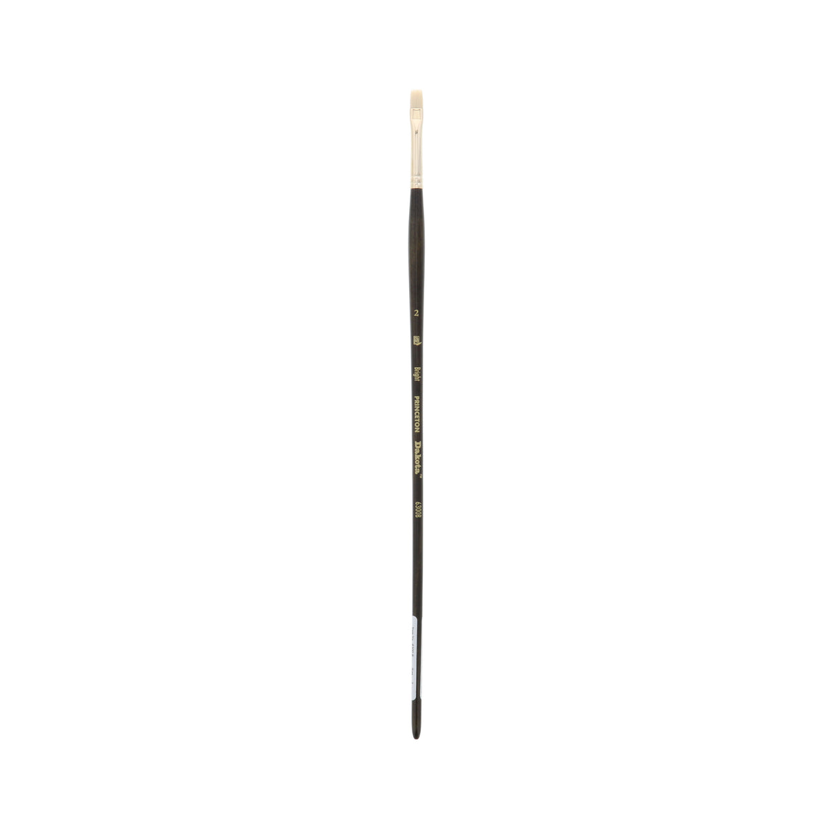Princeton Brush Dakota Synthetic Hog Bristle Oil & Acrylic Brush, Bright, 2