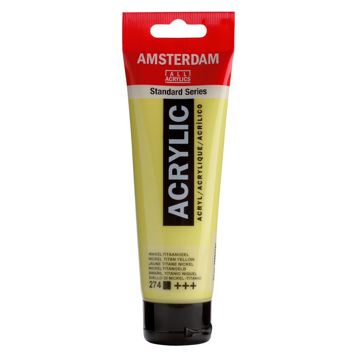 Amsterdam Standard Series Acrylic Paint, 120ml, Nickel Titanium Yellow