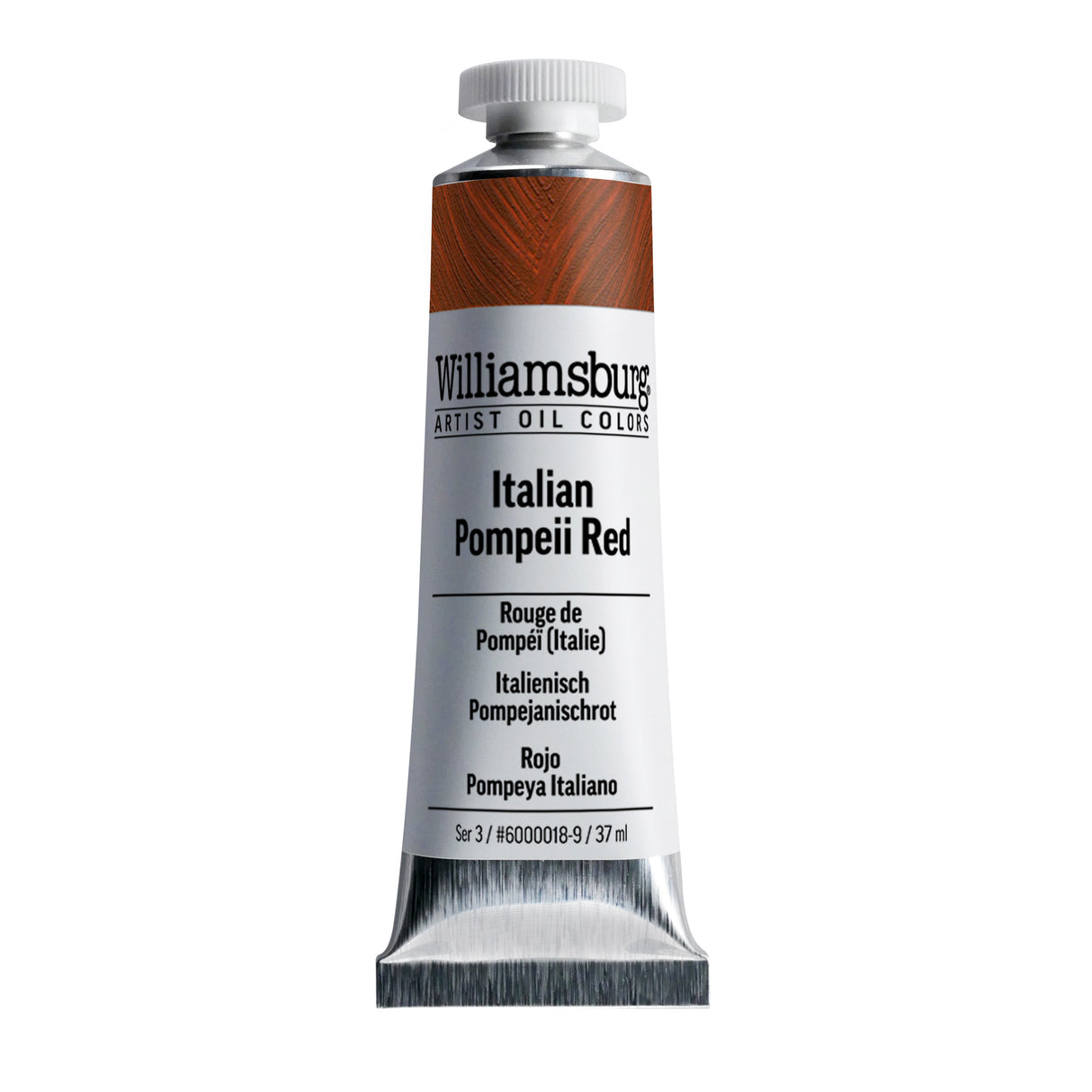 Williamsburg Artist Oil Color, 37ml Tube, Italian Pompeii Red