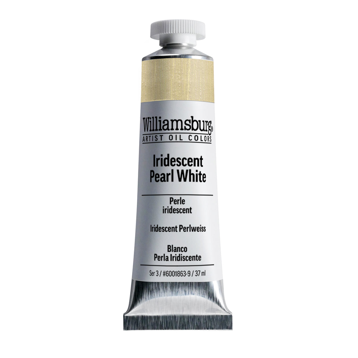 Williamsburg Artist Oil Color, 37ml Tube, Iridescent Pearl White