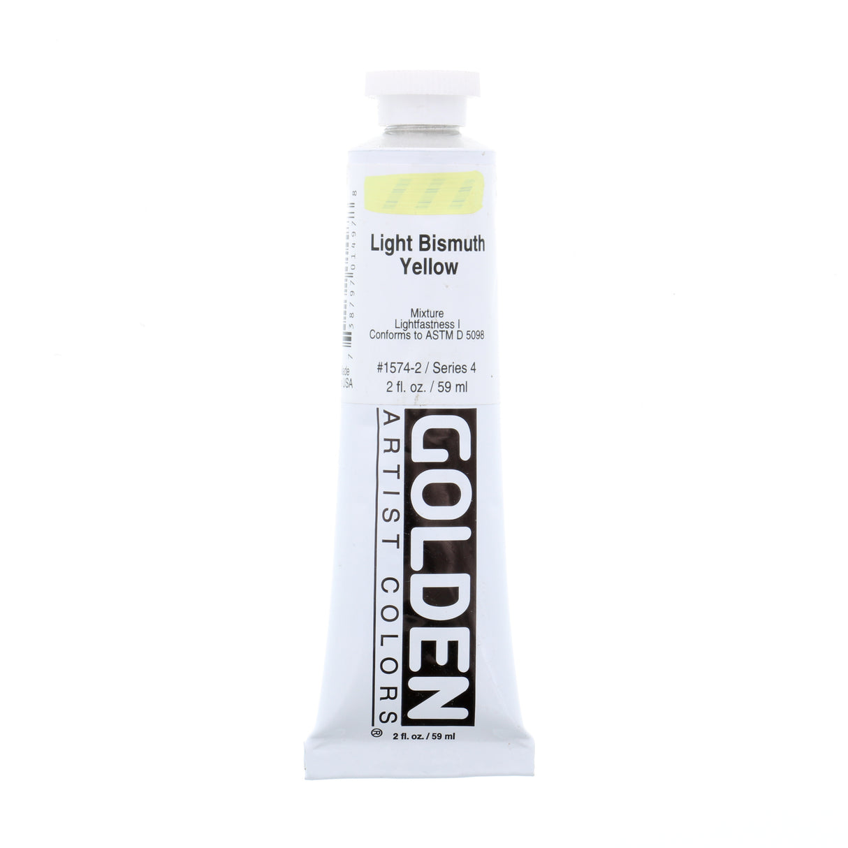 Golden Heavy Body Acrylic, 2 oz., Light Bismuth Yellow