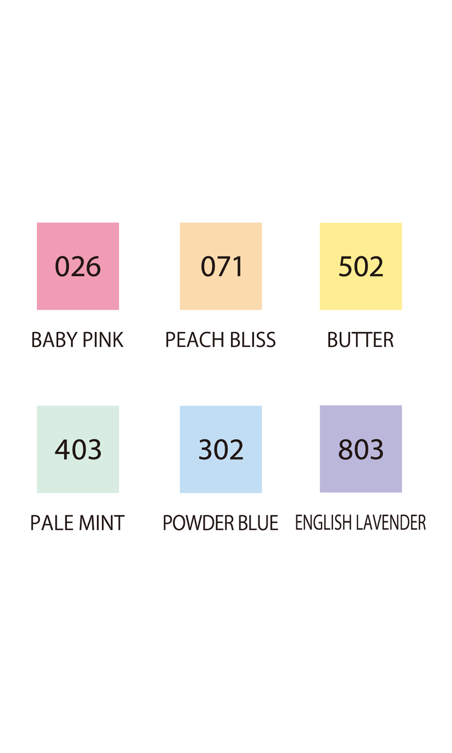 Zig Clean Color Dot Set, Single Ended, Mild Colors
