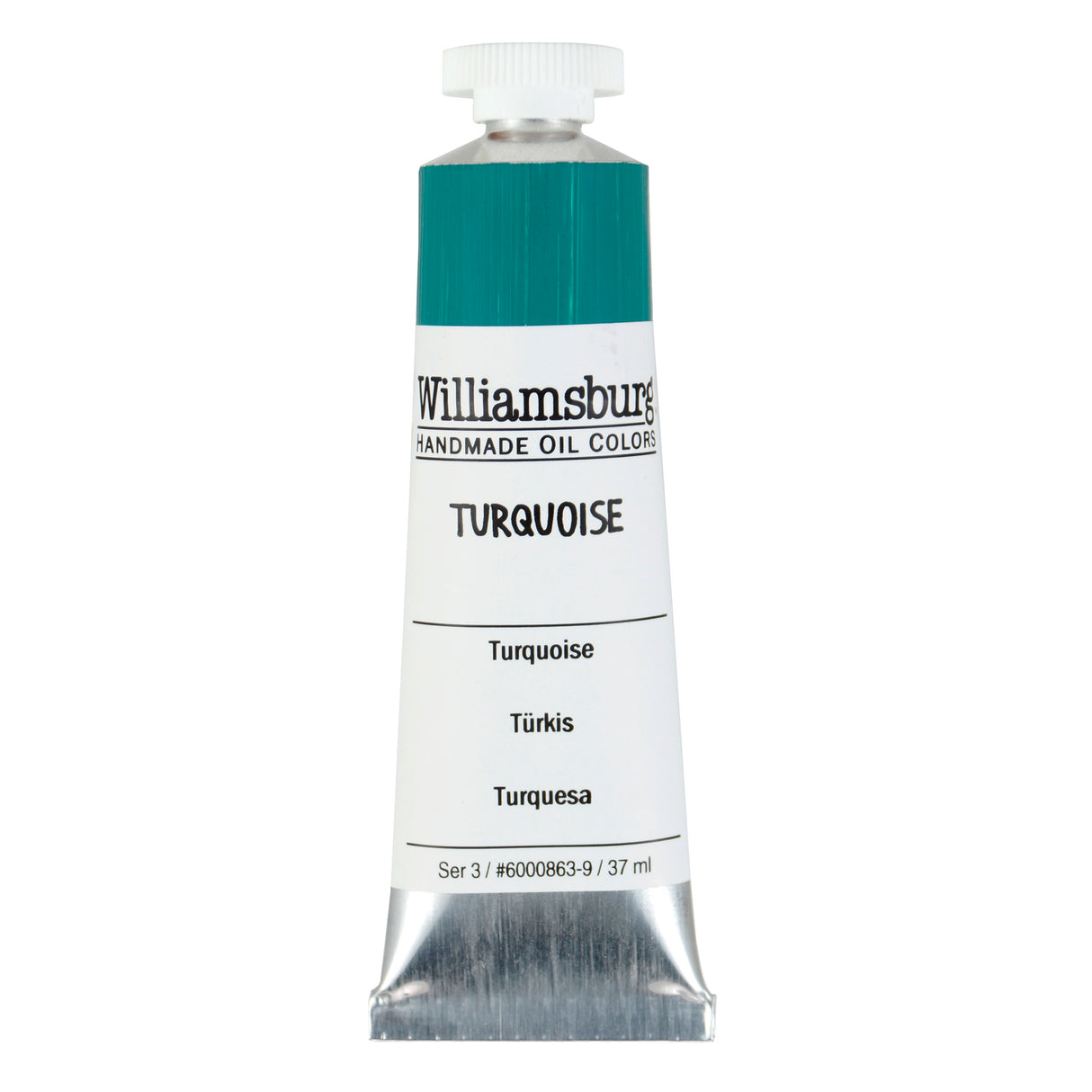 Williamsburg Artist Oil Color, 37ml Tube, Turquoise