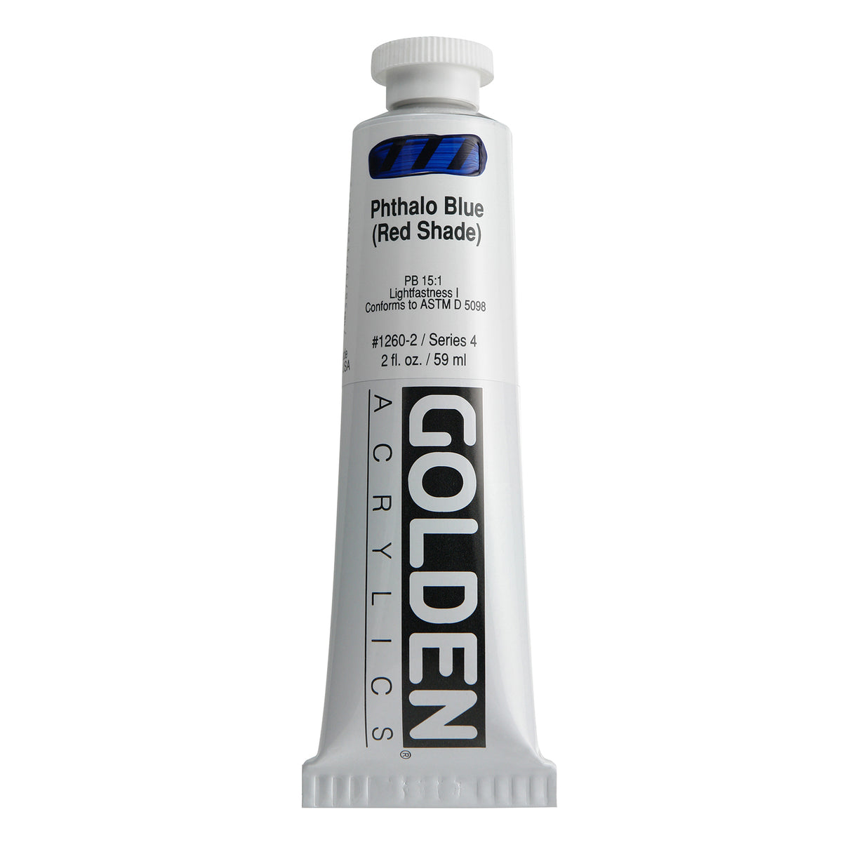 Golden Heavy Body Acrylic, 2 oz., Phthalo Blue/ Red Shade