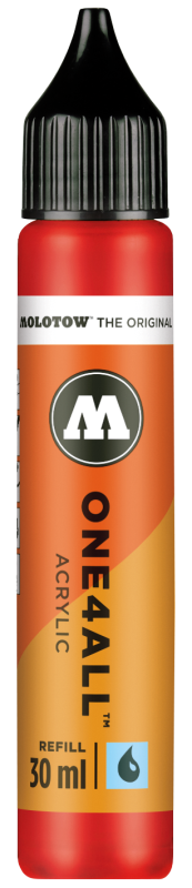 Molotow One4All Acrylic Marker Refill - 30 ml, Traffic Red