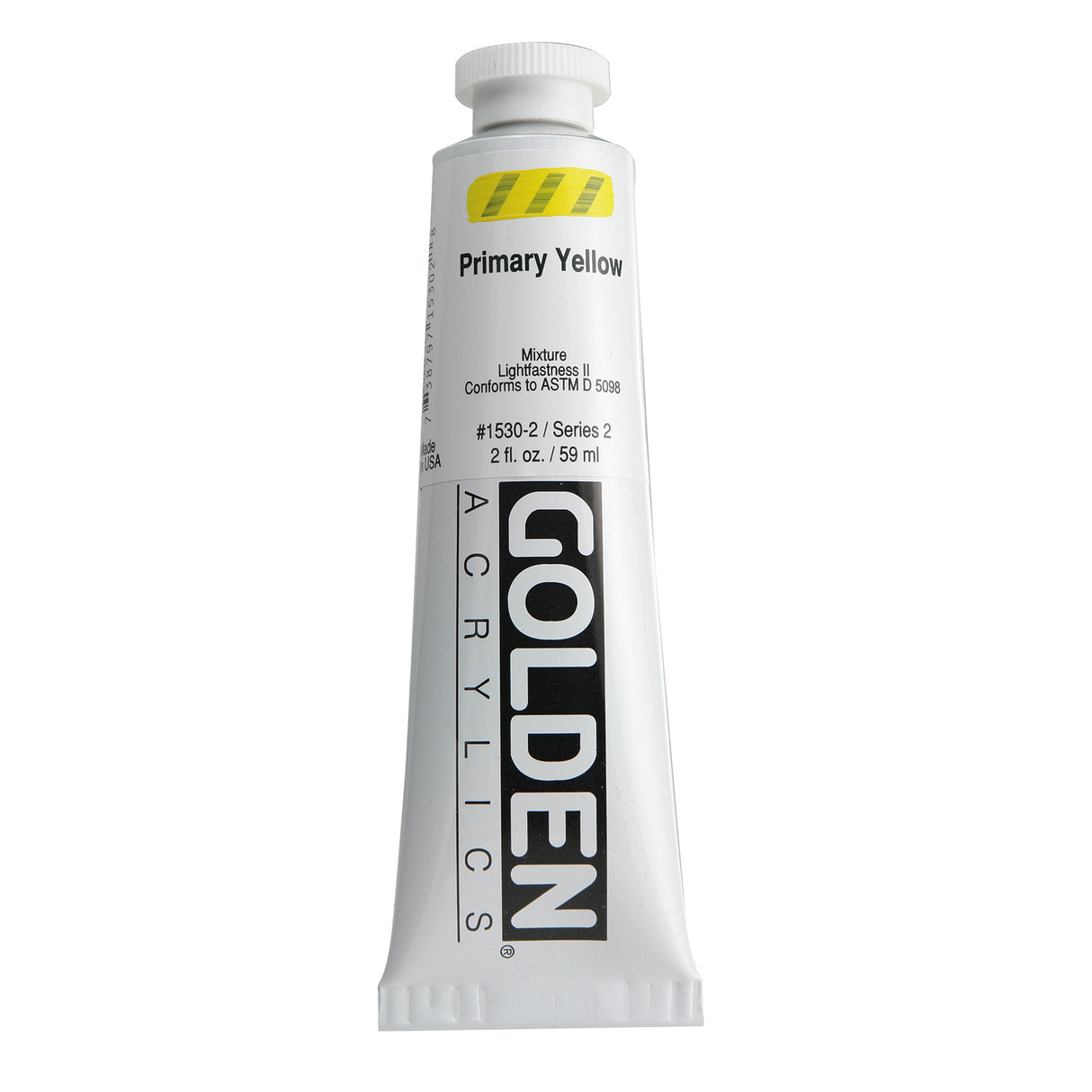 Golden Heavy Body Acrylic, 2 oz., Primary Yellow