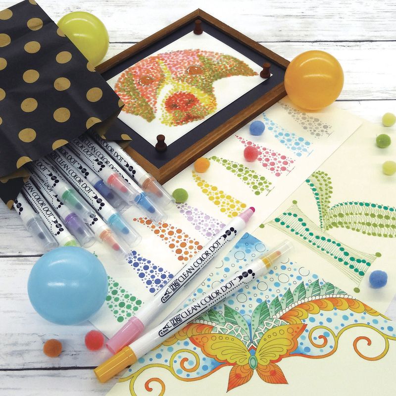 Zig Clean Color Dot Twin, Ocean