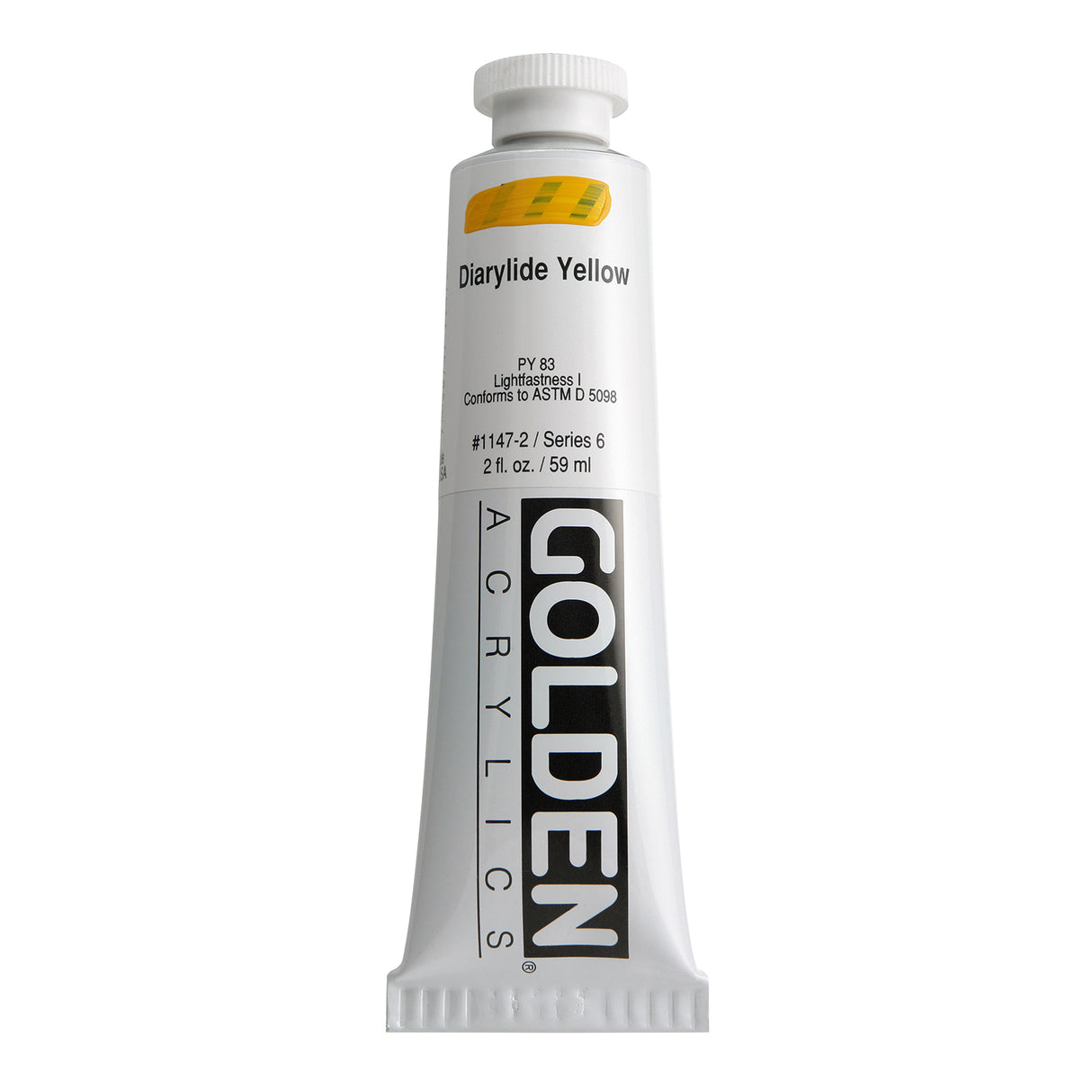 Golden Heavy Body Acrylic, 2 oz., Yellow