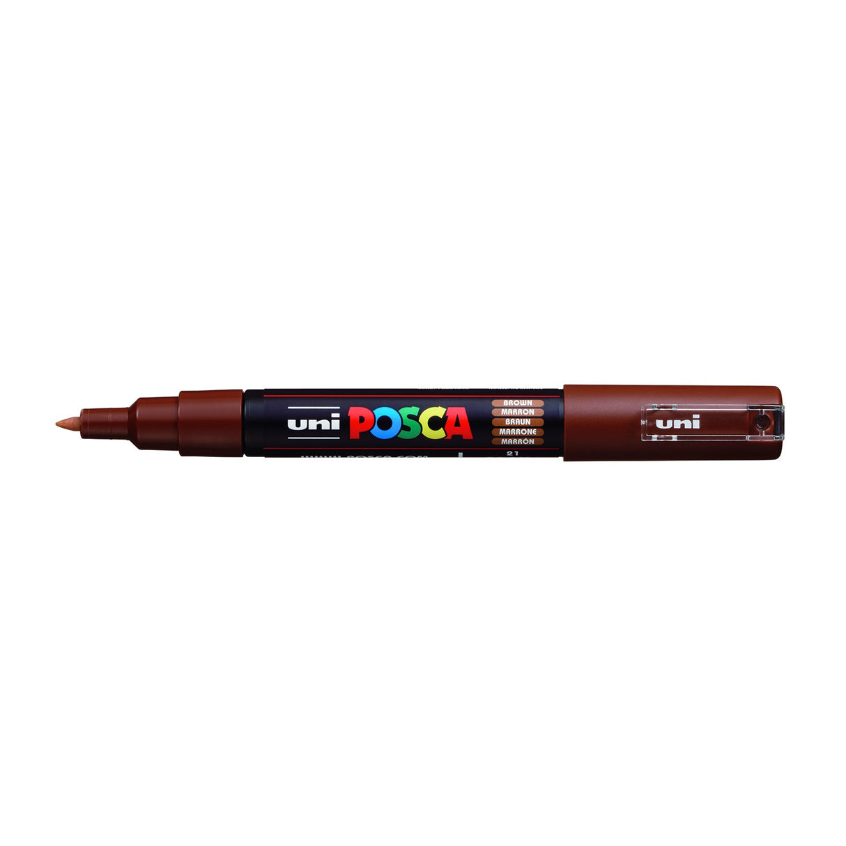 POSCA Paint Marker, PC-1M Extra Fine, Brown