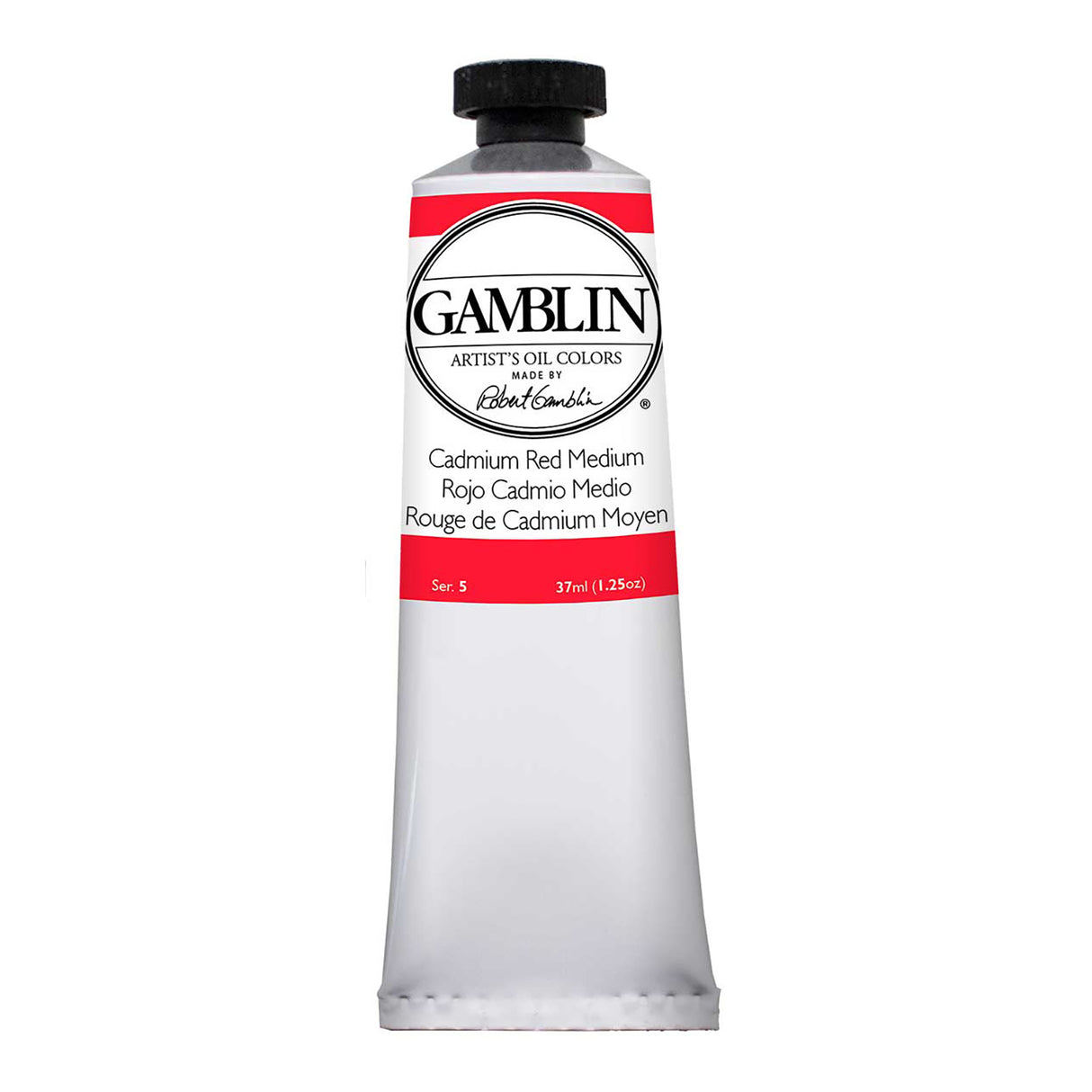 Gamblin Artist Grade Oil Color, 37ml, Cadmium Red Medium