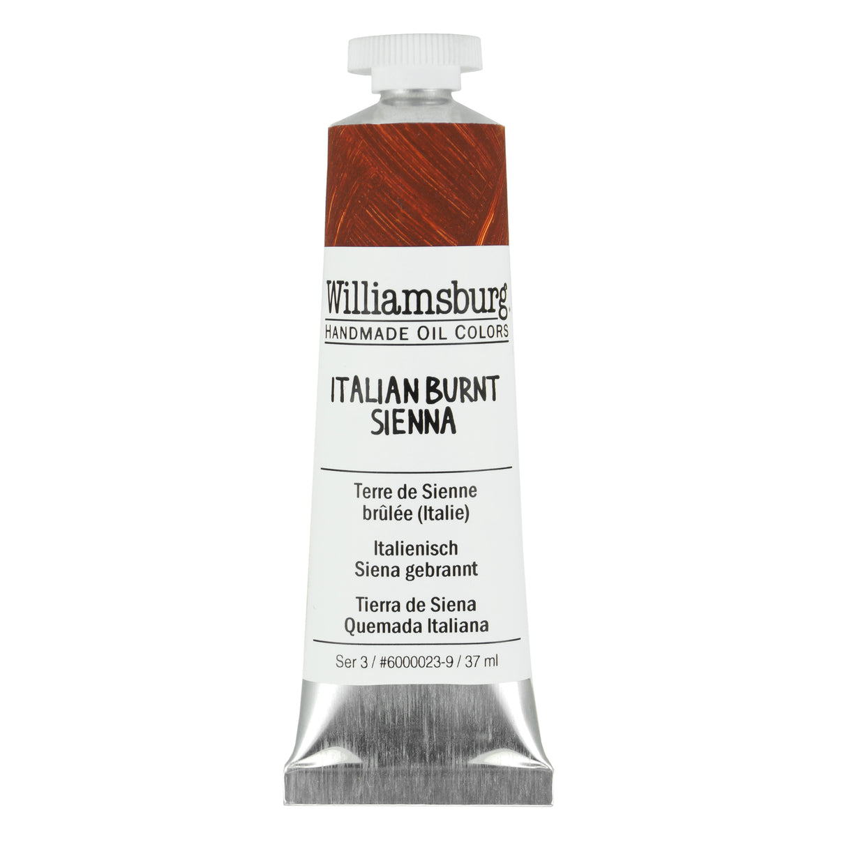 Williamsburg Artist Oil Color, 37ml Tube, Italian Burnt Sienna