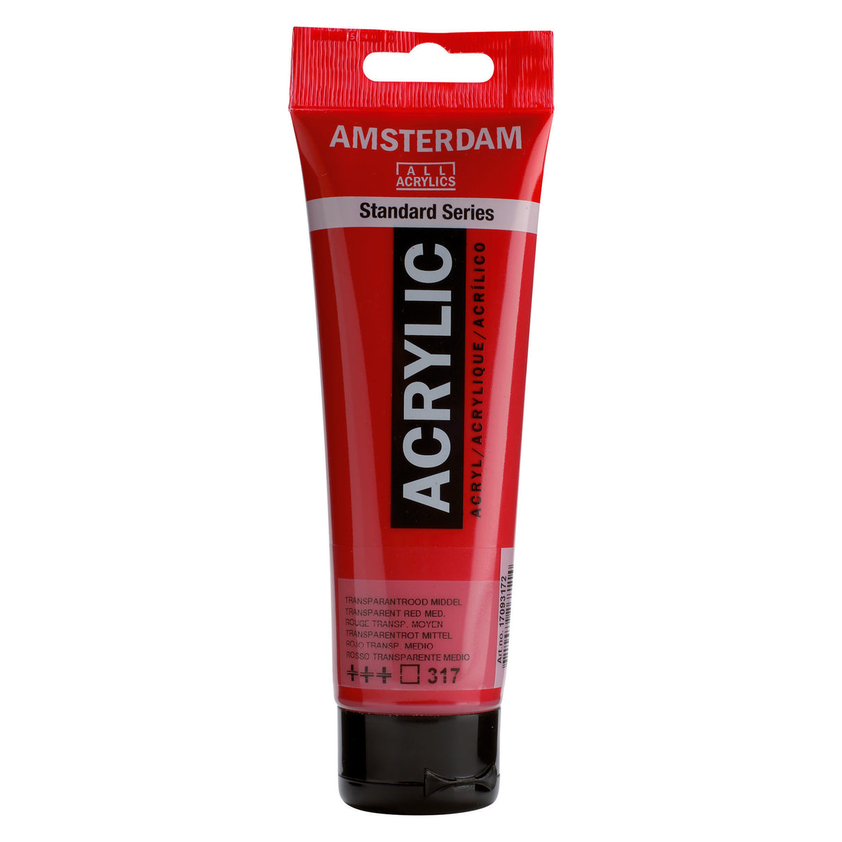 Amsterdam Standard Series Acrylic Paint, 120ml, Transparent Red Medium
