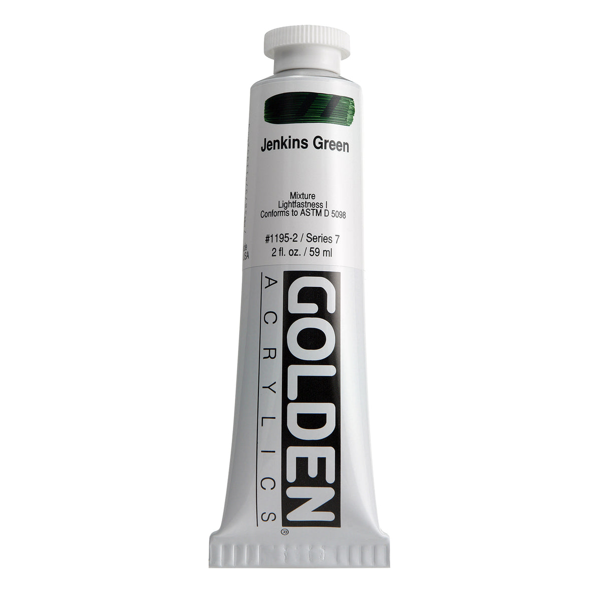 Golden Heavy Body Acrylic, 2 oz., Jenkins Green
