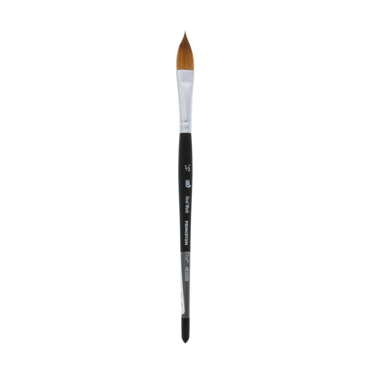 Princeton Brush Aqua Elite Synthetic Kolinsky Sable Watercolor Brushes, Oval Wash, 1/2
