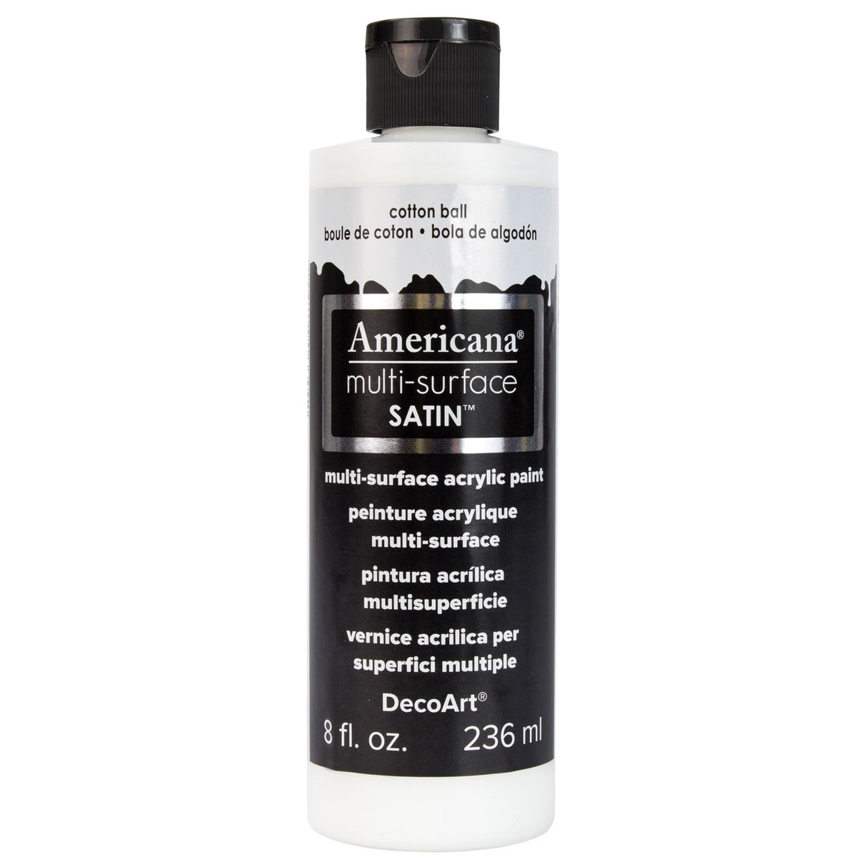 DecoArt Americana Multi-Surface Acrylic Color, 8 oz. Cotton Ball