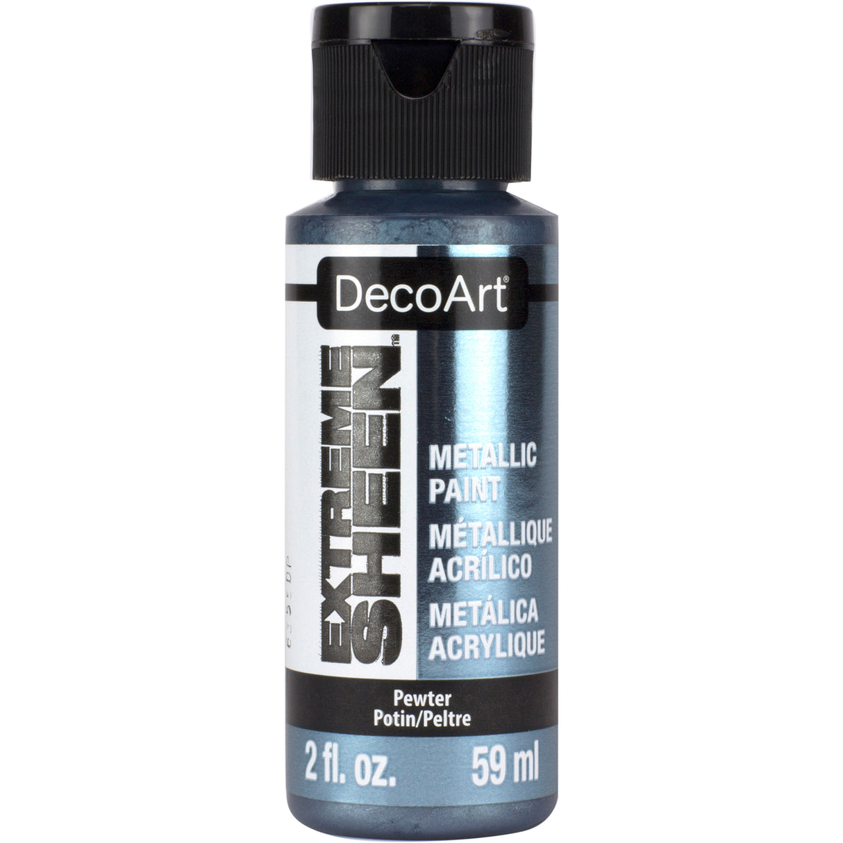 DecoArt Extreme Sheen Acrylic Color, 2 oz., Pewter