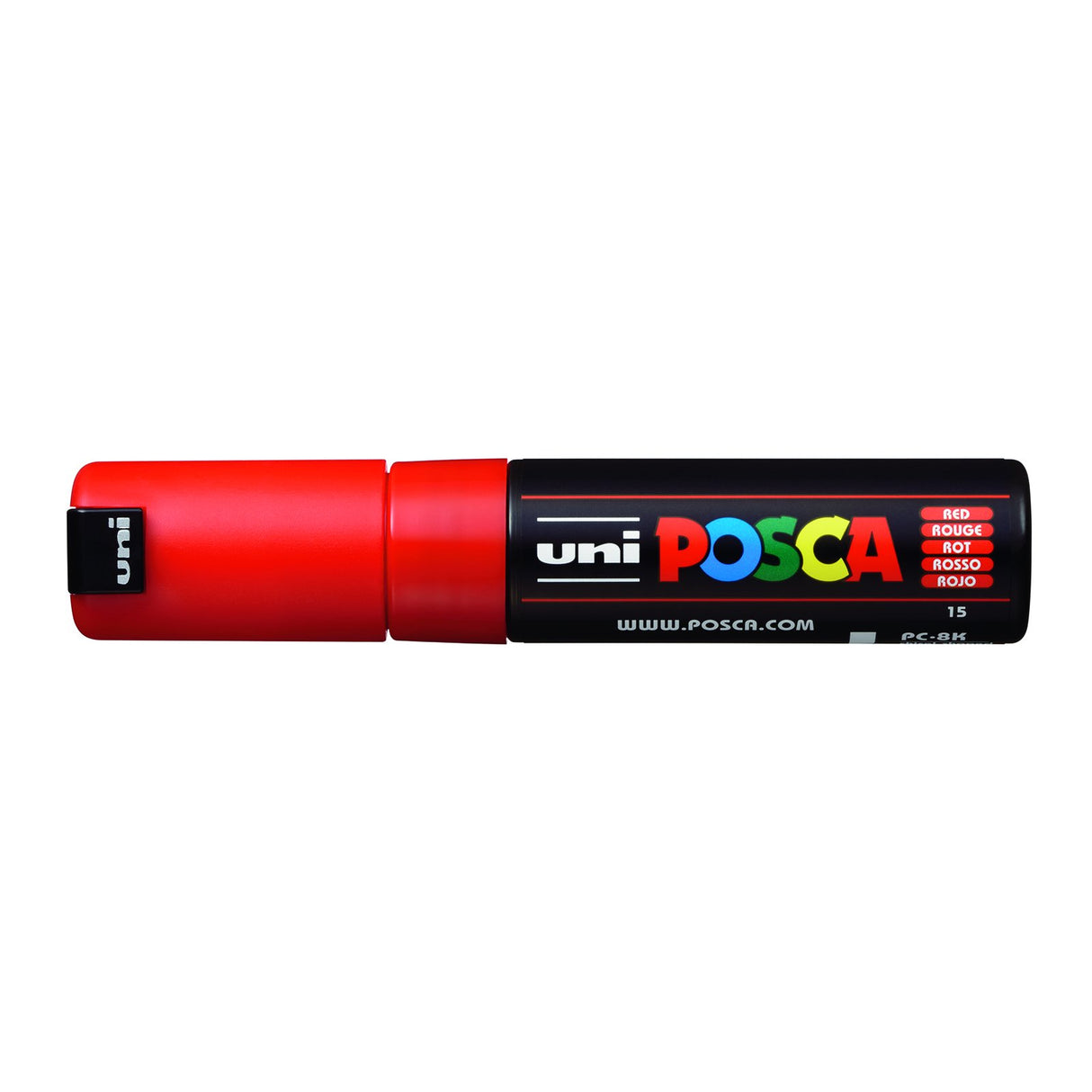 POSCA Paint Marker, PC-8K Broad Chisel, Red