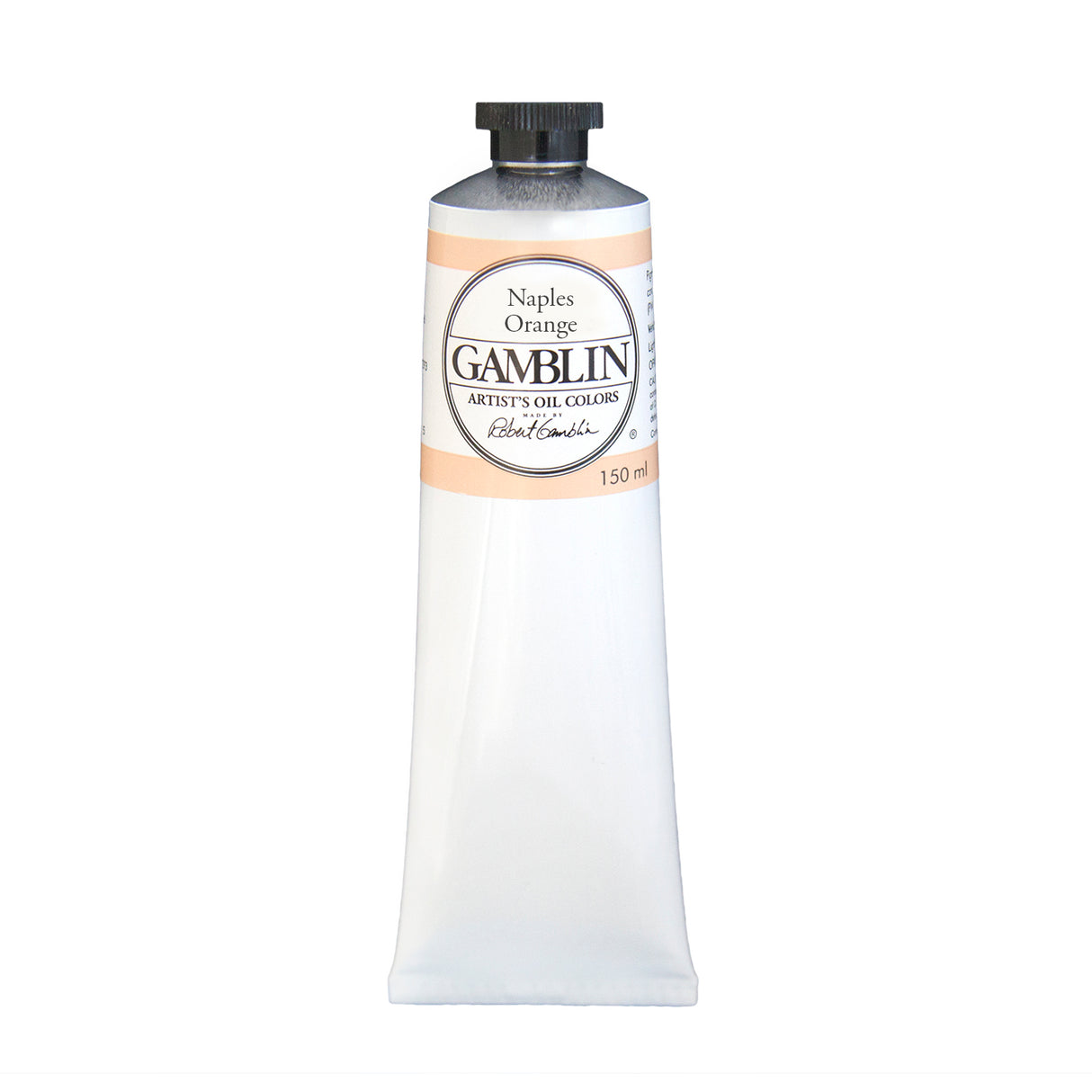 Gamblin Artist Grade Oil Color, 150ml, Naples Orange