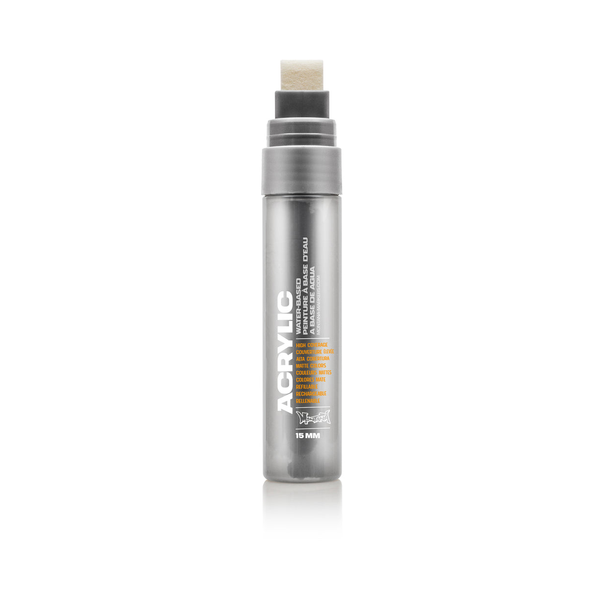 Montana Cans Acrylic Paint Marker, 15mm, Standard Nib, Gravel