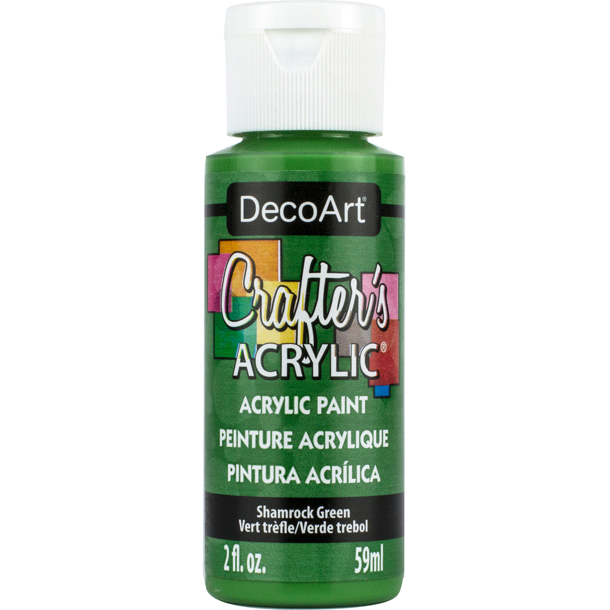 DecoArt Crafter's Acrylic Paint, 2 oz., Shamrock Green