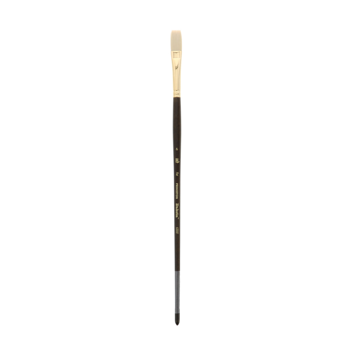 Princeton Brush Dakota Synthetic Hog Bristle Oil & Acrylic Brush, Flat, 6