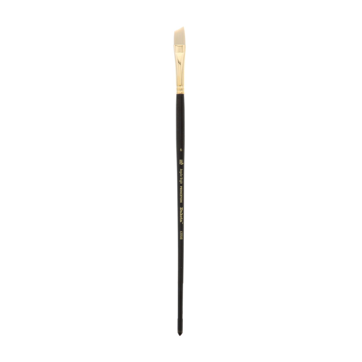 Princeton Brush Dakota Synthetic Hog Bristle Oil & Acrylic Brush, Angular Bright, 6